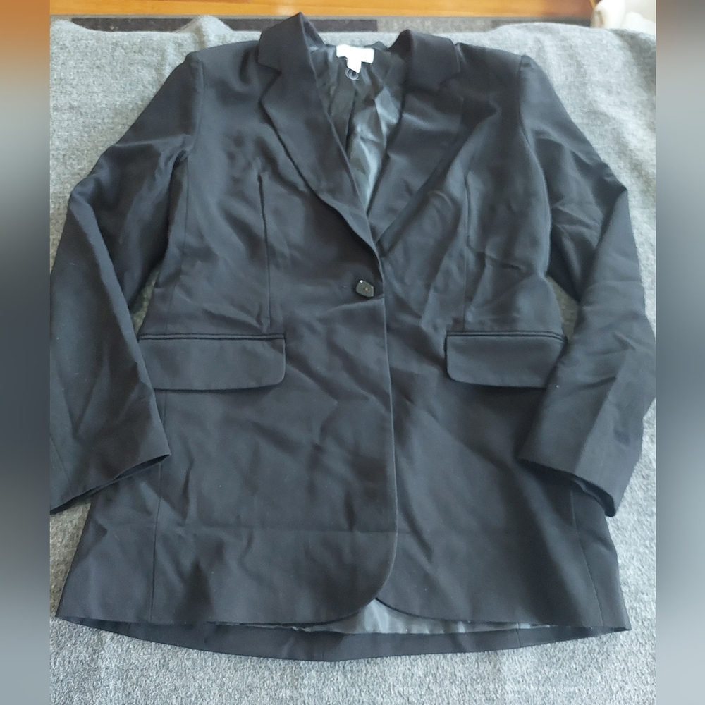NWOT‎ Topshop black blazer size 8